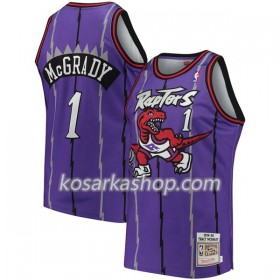 Dres Toronto Raptors Tracy McGrady 1 Hardwood Classics Ljubičasta Swingman